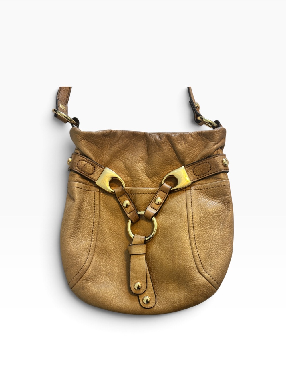 Preloved leather crossbody bag by B. Makowsky,